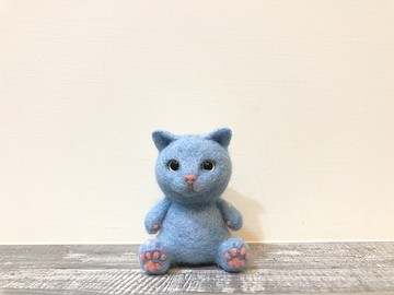 羊毛氈跳跳糖貓