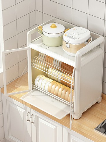 廚房碗架置物架瀝水架碗碟碗筷收納盒放碗盤子防塵碗碟柜家用臺面