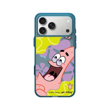 iPhone 17 Pro Max Clear (相機按鈕) 夜幕藍 - 海綿寶寶 SpongeBob - 派大星哈哈哈