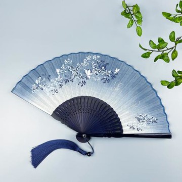 古風漢服旗袍隨身便攜棉麻扇子