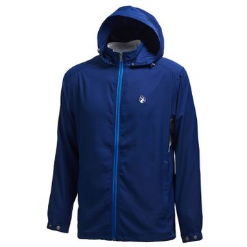 【WILDLAND荒野】男彈性抗UV輕薄外套深藍色