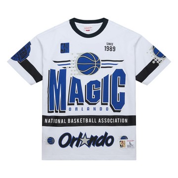 Mitchell & Ness TEAM ORIGINS PREMIUM SS TEE - ORLANDO MAGIC 男 短袖上衣 FC9265-OMAWHIT