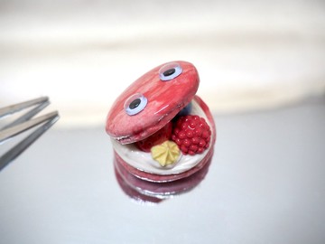 胖卡龍小怪 手作陶藝擺飾