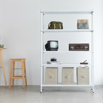 AMOS 五層置物架 1.21 x 0.46 x 1.8m  白色  1個