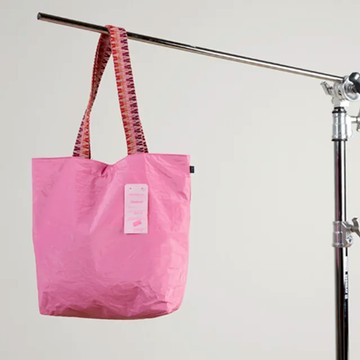 ［夏季新色］韓國 Miyansol 皺皺托特包 粉紅泡芙