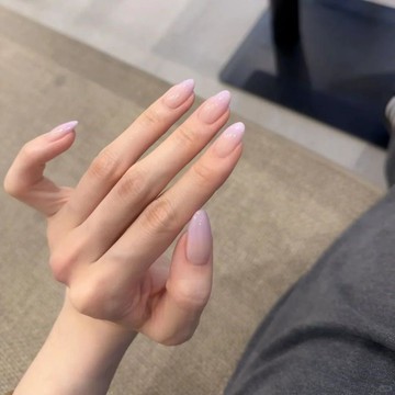 💗Yuki Nail💗香芋紫色手工溫柔新款氛圍貼片顯白美甲同款穿戴簡約高階可拆卸