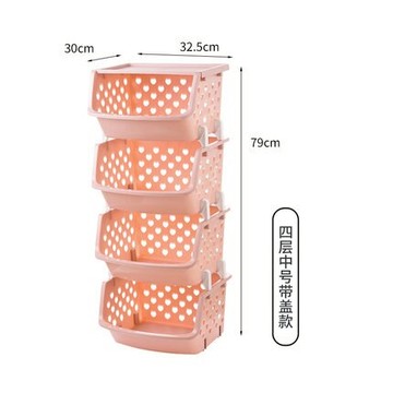 玩具儲物架 蔬菜水果廚房置物架大號玩具儲物架收納架收納籃菜筐菜籃菜架用品『XY136』