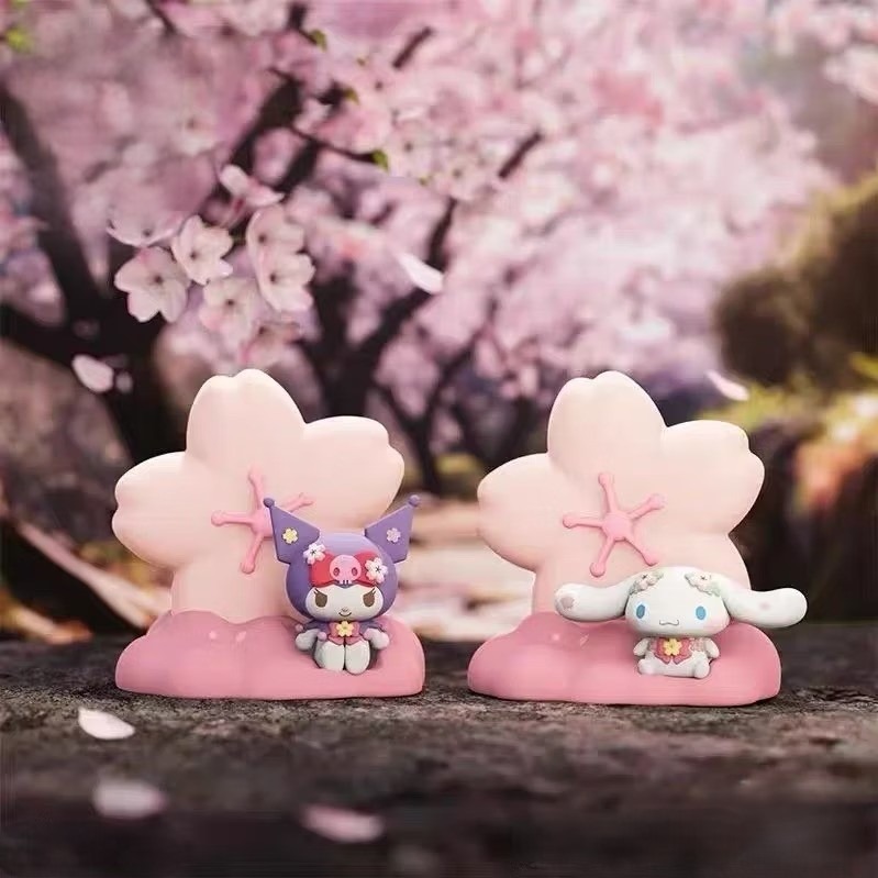 生日快樂🎁【SANRIO 三麗鷗】粉嫩櫻花系列 小夜燈-酷洛米/大耳狗【墊腳石】