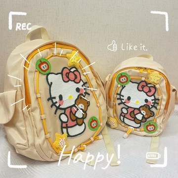 ✨壹灣出貨✨新款雙肩包小女孩幼兒園可愛星星KT貓咪背包小學初中生大容量書包 PY6Z