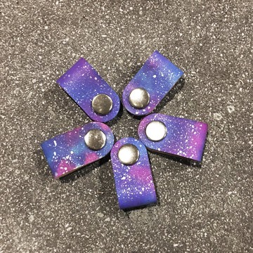 單入 星空集線器 小號四合釦 耳機線捲線器收線器零碎線段收整