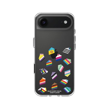 iPhone Air Clear Case（相機按鈕） 透明 - PRIDE 2024: Love in All Forms - 享受愛的多元風味