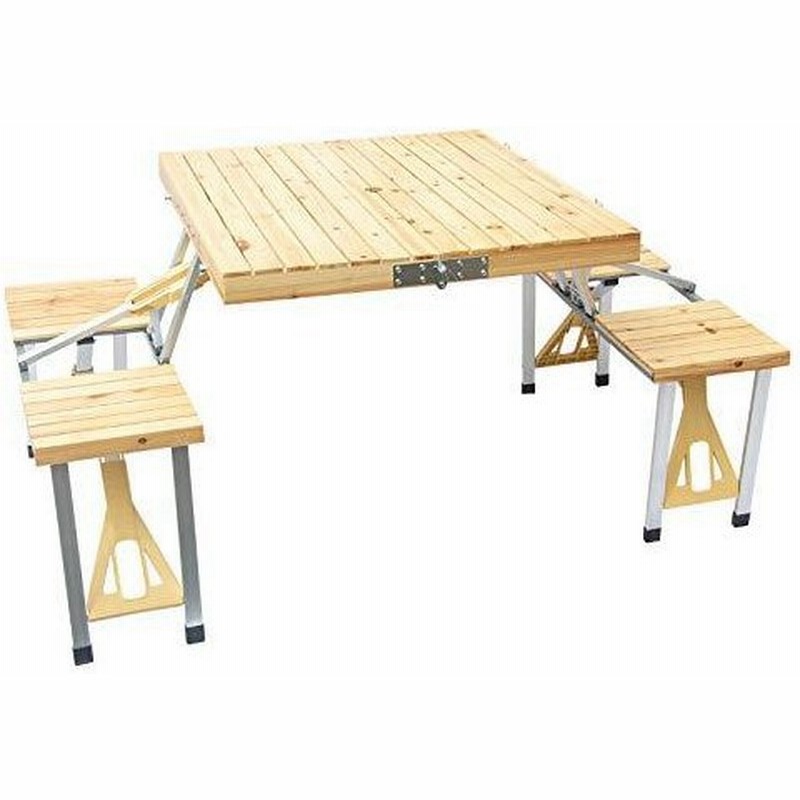 アウトドアテーブル 木製 折り畳み おしゃれ アウトドア テーブルセット 折りたたみ 通販 Lineポイント最大0 5 Get Lineショッピング