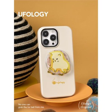 Ufology原創適用iPhone15promax手機殼14pro悲傷小貓13全包12可愛11磁吸二合一菲林新款支架卡包16promax