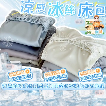 ❄極致涼感❄炎夏救星 冰絲涼感床包 天絲床包 夏天冰涼墊 冰絲涼蓆 絲滑柔順 冰冰床包 降溫 雙人 單人 夏天床包