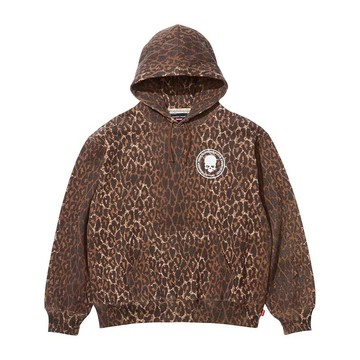 Supreme x Number (N)Ine Hooded Sweatshirt 豹紋 連帽上衣 帽T 長袖 SUP-24 [台灣現貨]
