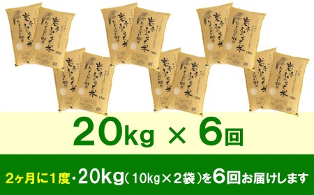 3人に1人がリピーター!☆2ヶ月ごとにお届け☆ 岩手ふるさと米 20kg(10kg×2)×6回 令和5年産 新米 隔月定期便 一等米ひとめぼれ 東北有数のお米の産地 岩手県奥州市産 [U0182]