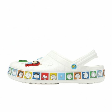 Crocs 洞洞鞋 洞洞鞋 Peanuts Crocband Clog 男女鞋 卡駱班 史努比克駱格 21211590H