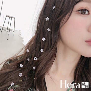 【HERA赫拉】小清新粉水晶花朵隱形髮片