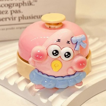 🐱‍🚀臺灣出貨💖鈴鐺手按搶答鈴可愛卡通廚房叫餐鈴鐺傳喚鈴提醒器直播間上車鈴鐺