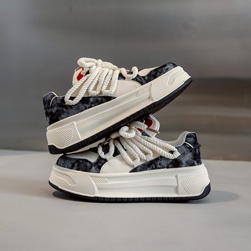 VIVILIAN韓風撞色厚底休閒透氣老爹鞋