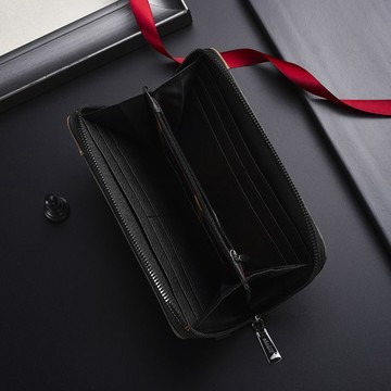 🥇臺中店/免運🥇新品長款錢包男 復古風拉鍊長款錢包拉鍊多卡位大容量男款手拿包D20OG