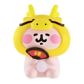 卡娜赫拉的小動物 造型存錢筒 可愛風格 等比建模 光滑打磨 塑膠(PVC)  粉紅兔兔 黃色 + 粉色  1個