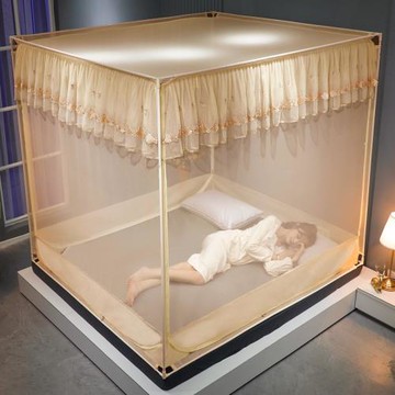 兒童防摔蒙古包蚊帳家用臥室嬰兒防止掉床2025新款高級1.5全底1.8