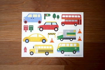 車車大集合和紙貼紙