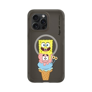 iPhone 15 Pro Max AirX 本質黑 - 海綿寶寶 SpongeBob - 冰淇淋