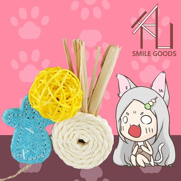 <私賣部>超取300免運~PETMATE傑克森系列-貓咪天然玩具(DK31105)