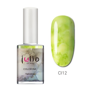 Julia 水墨暈染液 15ml-CI12青草綠色