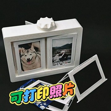 臺灣出貨 拍立得立體旋轉相框 旋轉相框收納 可列印3寸旋轉相冊 桌面展示架 禮物 旋轉相冊 旋轉相框 送女友 送朋友