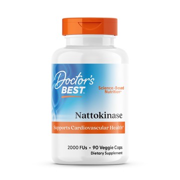 Doctor's Best Nattokinase 2000 FU - 90 Vegetarian Capsules