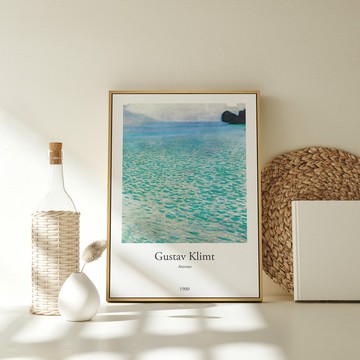 克林姆_阿特湖 - 克林姆系列掛畫/藝術掛畫/自然掛畫/裝飾畫