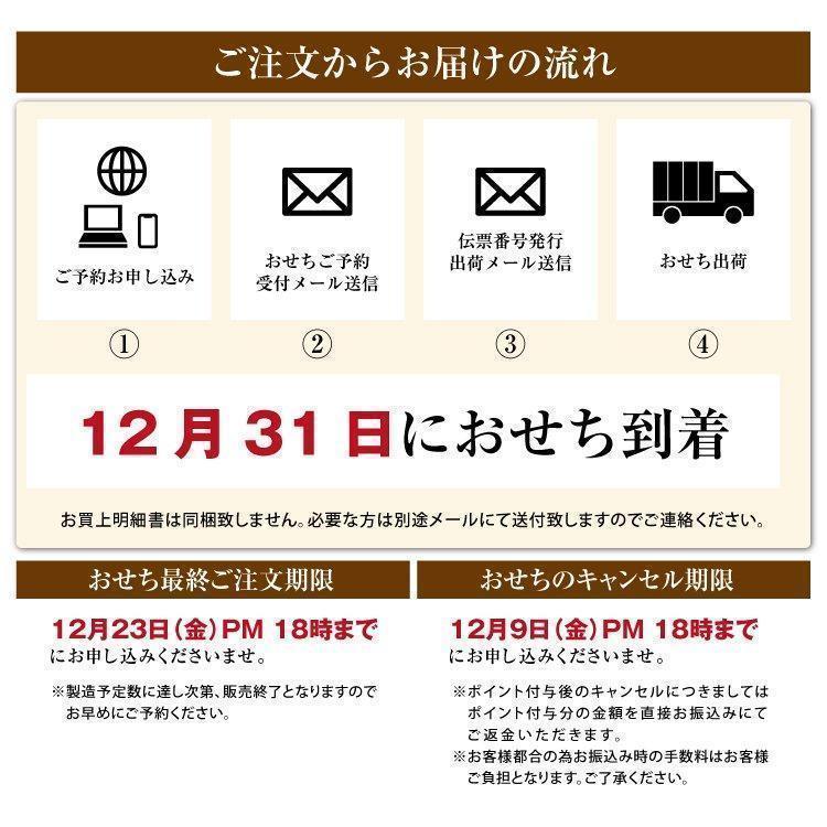 おせち 2023 予約 おせち料理 冷蔵 生おせち 中華おせち 三段重 3人前