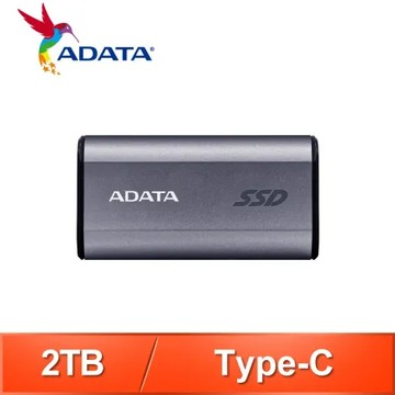 ADATA 威剛 SC750 2T Type-C 外接式固態硬碟SSD《鈦灰》