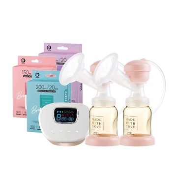 台灣 小獅王辛巴 iFeed靜音電動吸乳器輕奢組(雙邊)