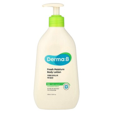 Derma:B, 清新保濕身體乳，13.5 液量盎司（400 毫升）