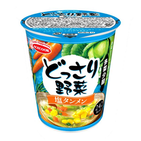 ★まとめ買い★　エース どっさり野菜塩タンメン 60G　×12個