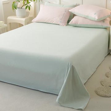 新疆純棉床單單件北歐純色100全棉單雙人宿舍學生1.5米水洗棉被單