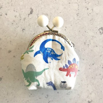 小彩虹糖果口金零錢包-恐龍們
