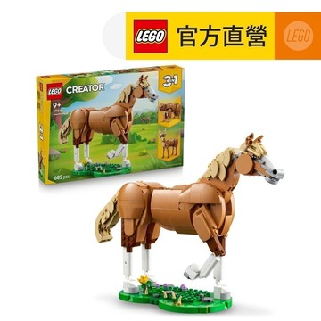 【LEGO樂高】創意百變系列3合1 31166 駿馬(動物玩具 DIY積木)