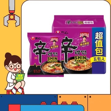 韓國 農心 區域限定 辛拉麵 x 痣姐jay fai聯名 泰式酸辣 湯泡麵 5包入 湯麵 酸辣湯麵