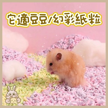 鼠兔星球 丨 新品上架 它適 Tafit 豆豆紙粒 幻彩紙粒 倉鼠紙粒 倉鼠用品 紙粒 紙棉