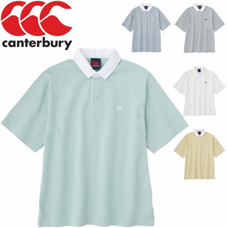 ラガーシャツ 半袖 メンズ レディース/カンタベリー canterbury