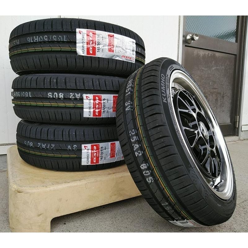 165/45R16 軽自動車用タイヤホイールセット 16インチ BD00 クムホ 新品