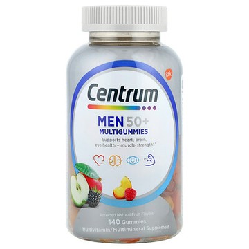 Centrum, 50 歲以上男性多營養素軟糖，什錦天然水果味，140 粒