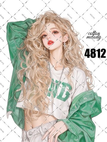 original sticker no.4812 人物貼紙 原創貼紙 原創人物貼紙 裝飾貼紙 cotton melody