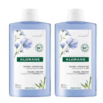 Klorane蔻蘿蘭 豐盈澎鬆洗髮精400ml 二入組