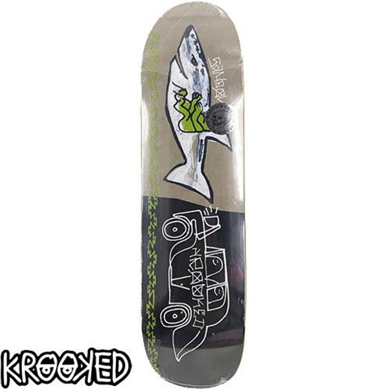 クルキッド スケートボード デッキ 8.25×32 KROOKED Deck SANDOVAL